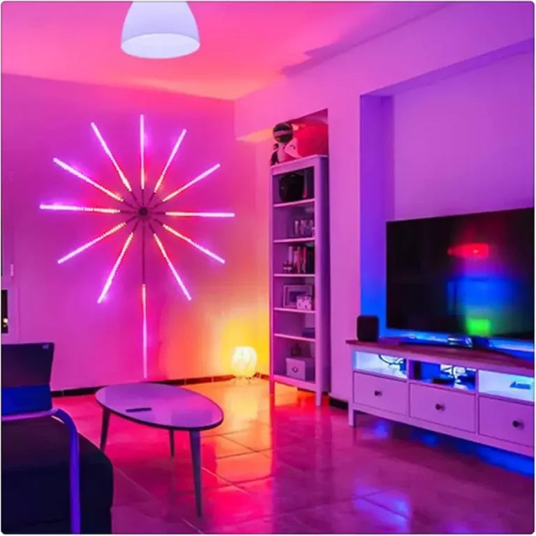 (Daymeet)™ -Luz Led Rbg Fuegos Artificiales:Transforma cualquier espacio en un espectáculo de colores