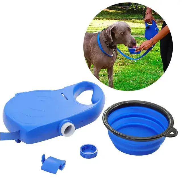 ( floz )™ -Correa Con Cantimplora Para Perro:  Hidratación Fácil y Segura