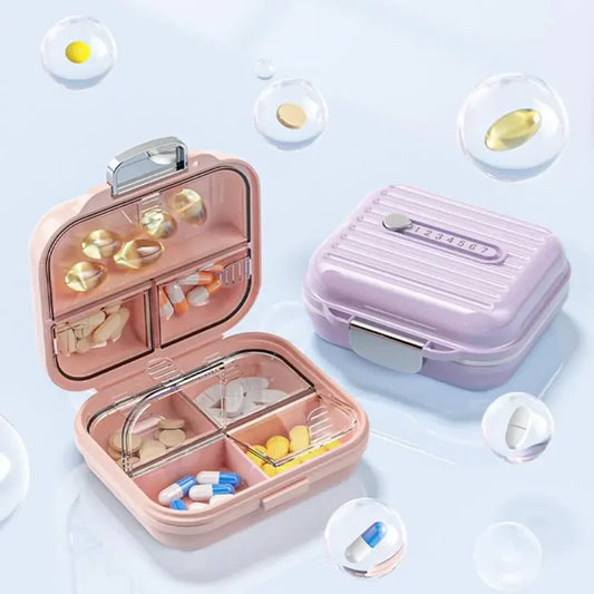 ( ihreesy )™ -Mini Pastillero :Ideal para el viajero moderno