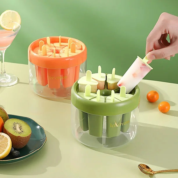 ( sílice)™ -Molde De Helado Especial Casero Paletas: ¡Helados Caseros en Minutos!