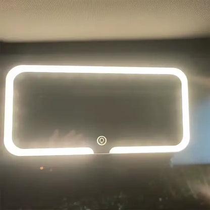 ( semotek )™ -Espejo Para Carro De Maquillaje Luz Led:  Iluminación Perfecta en Todo Momento