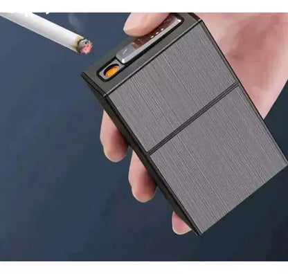 ( DMORJ )™ -Estuche De Cigarrillos 2 En 1 Encendedor:  Tu Compañero Perfecto en Cualquier Momento