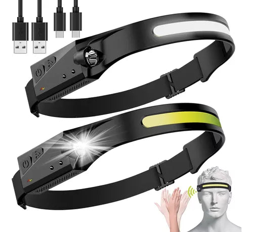 (BIA )™ -Linterna Led Frontal Con Sensor:  ¡La Comodidad Que Necesitas En Tus Manos Libres!