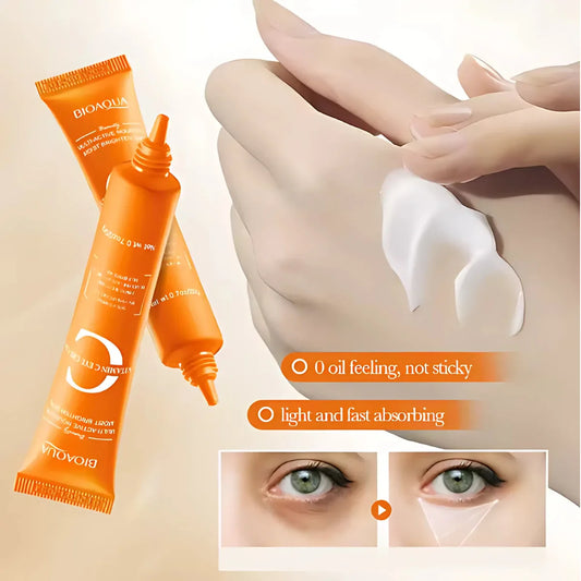 ( Bioaqua )™ -Contorno De Ojos Antioxidante Vitamina C: Despierta Tu Mirada al Instante