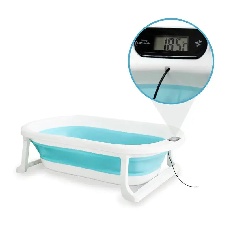 (  Kunyun )™ -Tina Plegable Con Termómetro : Control Total de la Temperatura