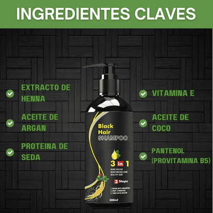 HairLo™ - Shampoo anticanas: Logra un cabello intenso y brillante