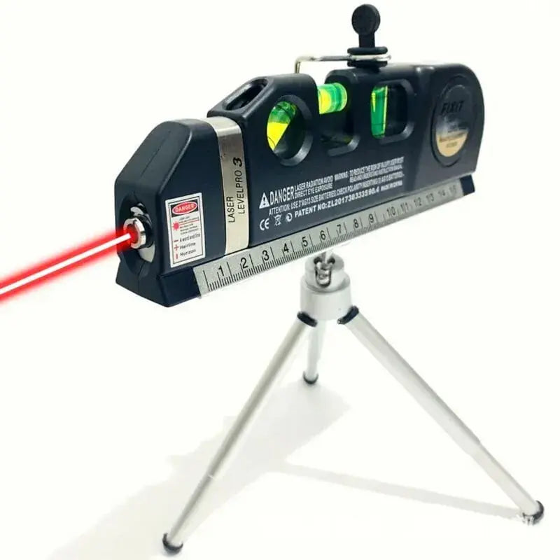 (WDAGGJKKL)™ -Nivel Laser Multiproposito 4 En 1 Tripod :Transforma tus proyectos en un abrir y cerrar de ojos